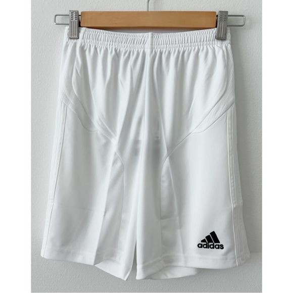 Adidas Camp 11 White-on-White Soccer Shorts | Youth Girls Medium | NEW - Picture 7 of 15
